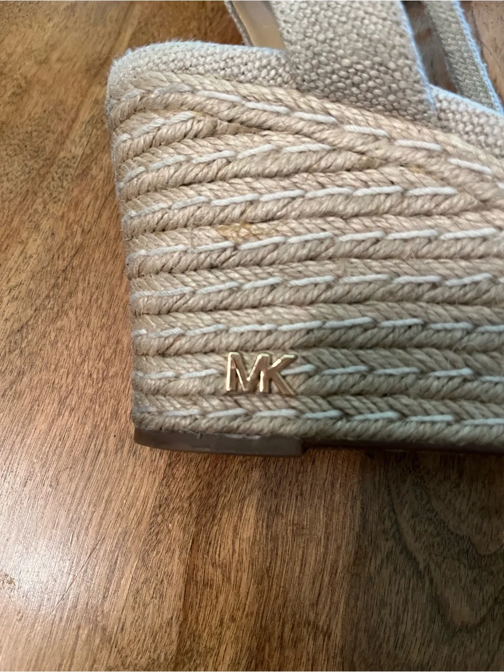 Michael Kors Darci Closed Toe Wedge Platform Sandal Espadrille